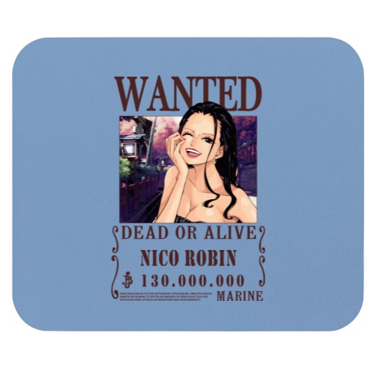 Discover Nico Robin Wanted One Piece Anime Mouse Pads