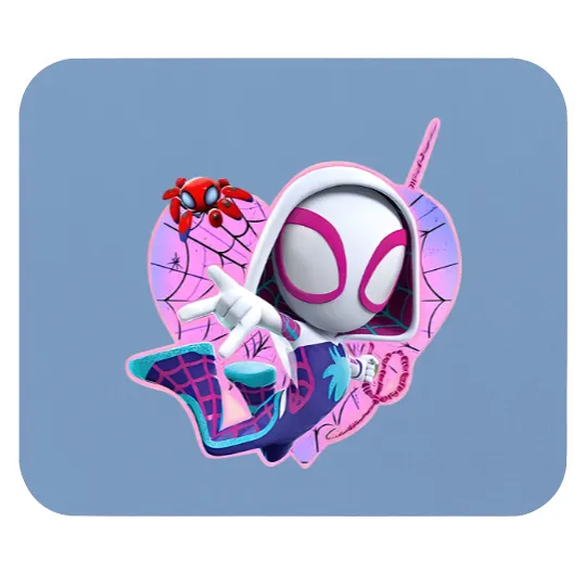 Discover Personalized Spider Gwen Mouse Pads, Ghost Spider Birthday Girl Mouse Pads