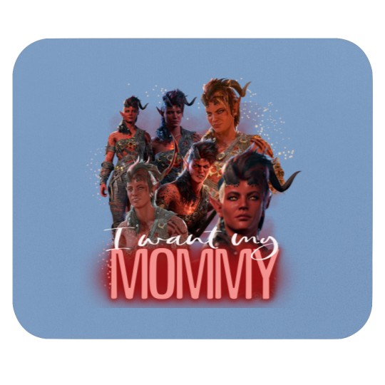 Discover Karlach, I Want My Mommy Karlach Baldur'S Gate  Mouse Pads, Baulders Baldur Mouse Pads