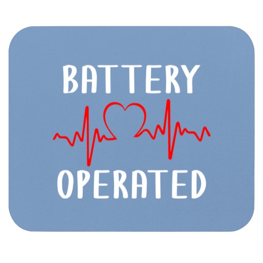 Discover Battery Operated Heartbeat Pace Maker Living With an Implantable Cardioverter Defibrillator Mouse Pads