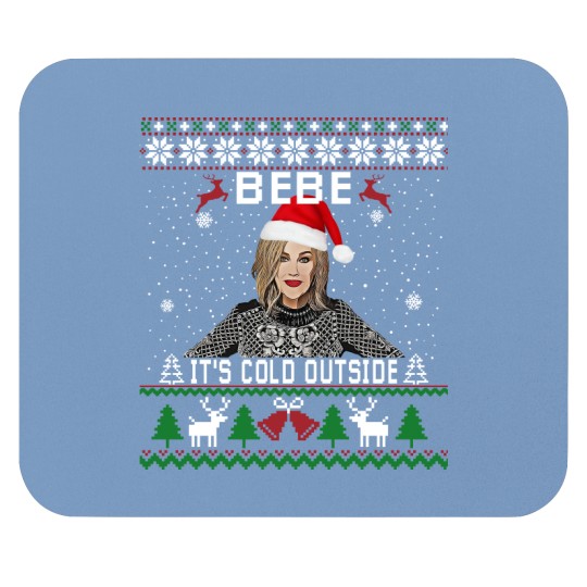 Discover Bebe It's Cold Outside Mouse Pads