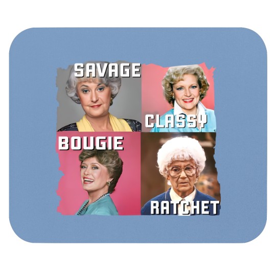 Discover Golden Girl Graphic Mouse Pads Savage Bougie Classy Ratchet Funny Tops Mouse Pads