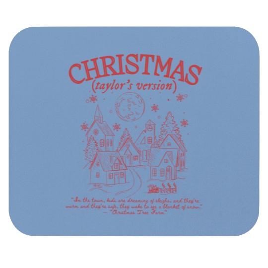 Discover Color Christmas Taylo version Mouse Pads, Swift Christmas