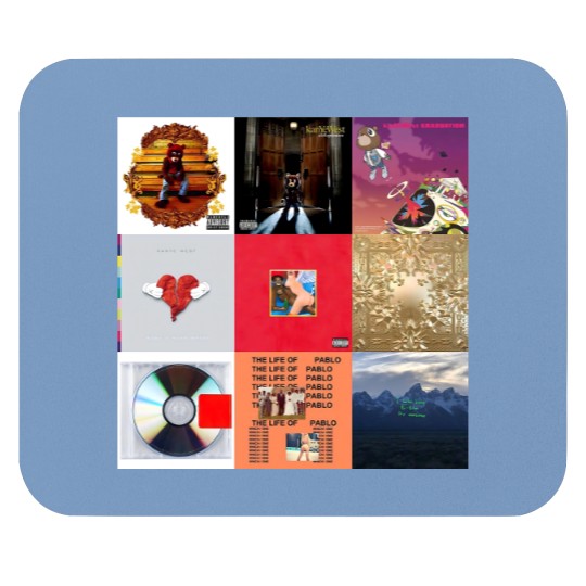 Discover Kanye Albums Mouse Pads