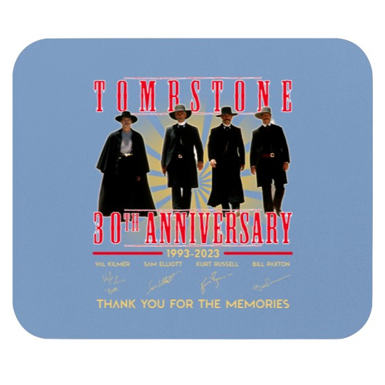 Discover Tombstone 30Th Anniversary 1993-2023 Thank You Mouse Pads
