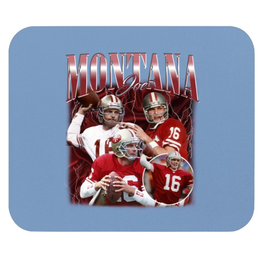 Discover Vintage Joe Montana Mouse Pad