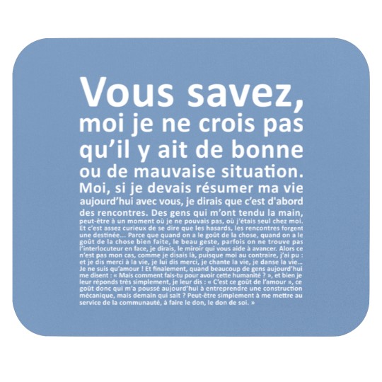 Discover Monologue dOtis Mouse Pads