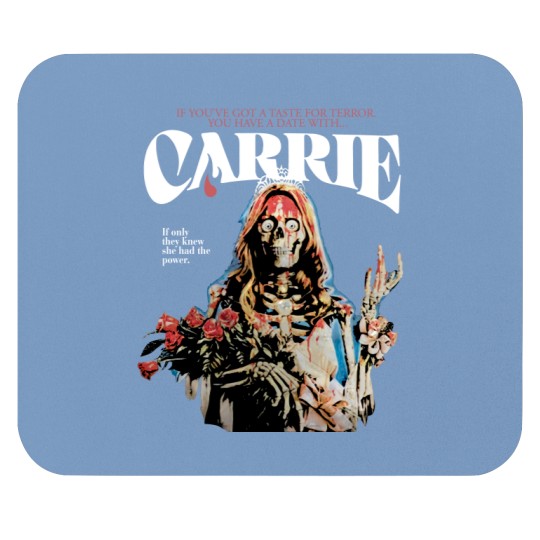 Discover Carrie 1976 Horror Movies Supernatural Halloween Mouse Pads, Carrie Mouse Pads Fan Gifts