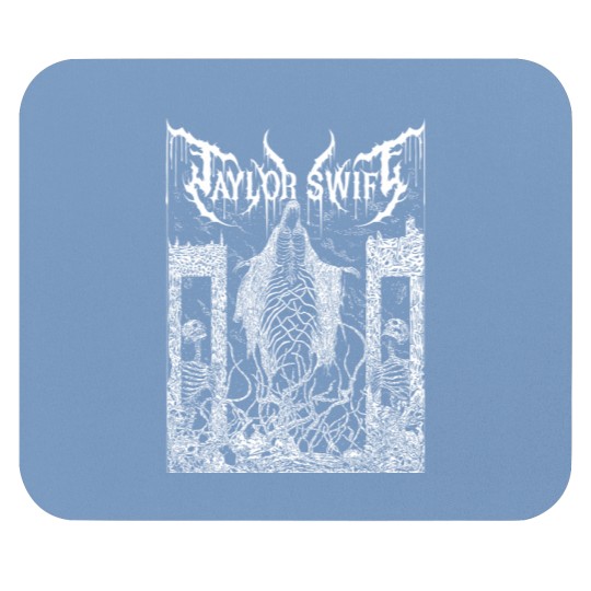 Discover Black Metal Swifts Mouse Pads