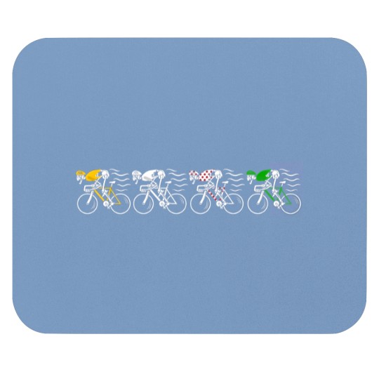 Discover Tour de France Halloween Cycling Mouse Pads