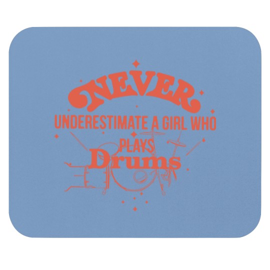 Discover Mouse Pads For Drums Girl, Drummer Mouse Pads Woman