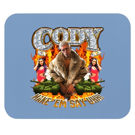 Discover Cody Rhodes Make 'Em Say Uhh Mouse Pads Cotton Men's Mouse Pads
