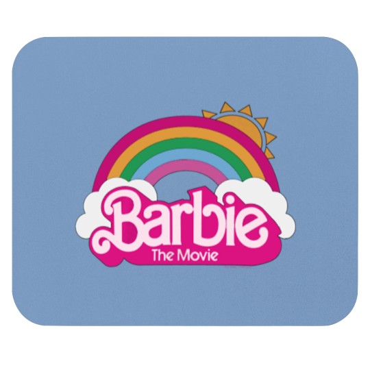 Discover Barbie The Movie - Rainbow Logo Mouse Pads