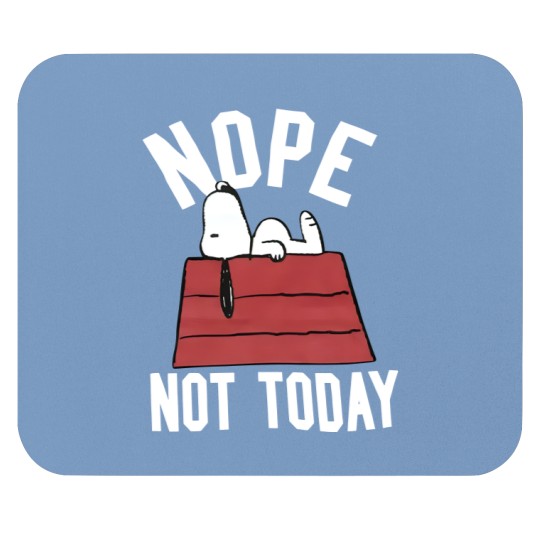 Discover Snoopy Nope Not Today Mouse Pads