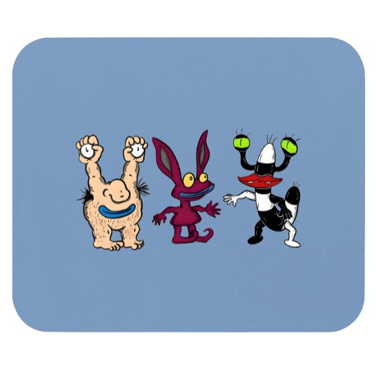 Discover Monster Trio - Aaahh Real Monsters - Mouse Pads