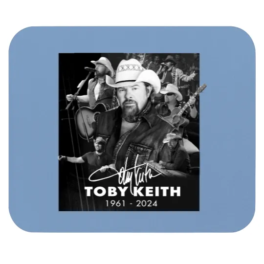 Discover Rare Collection In Memory Toby Keith 1961-2024 unisex Gift Mouse Pads