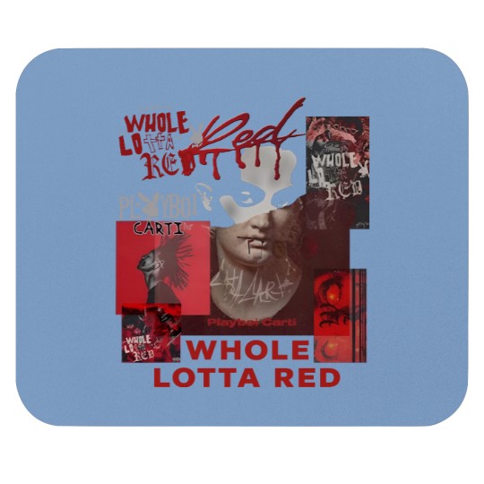 Discover Playboi Carti Whole Lotta Red Album 90s Rap Music Mouse Pads