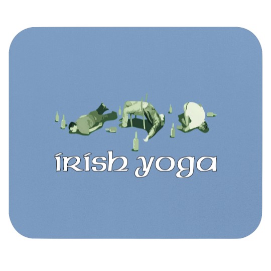 Discover Men's Irish Yoga Mouse Pads St Patrick's Day