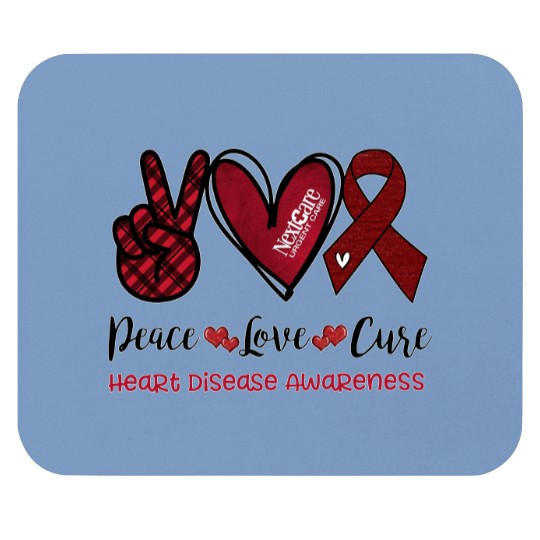 Discover NextCare Urgent Care Heart Disease Awareness Mouse Pads