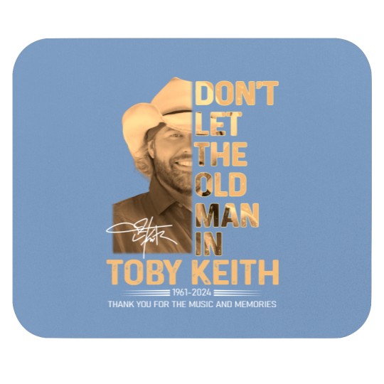 Discover Toby Keith memory black Mouse Pads