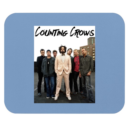 Discover Counting Crows Aesthetic Graphic Minimal Mouse Pads