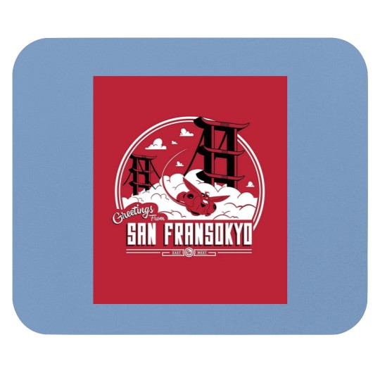 Discover Greetings from San Fransokyo - Practical Mouse Pad Gift