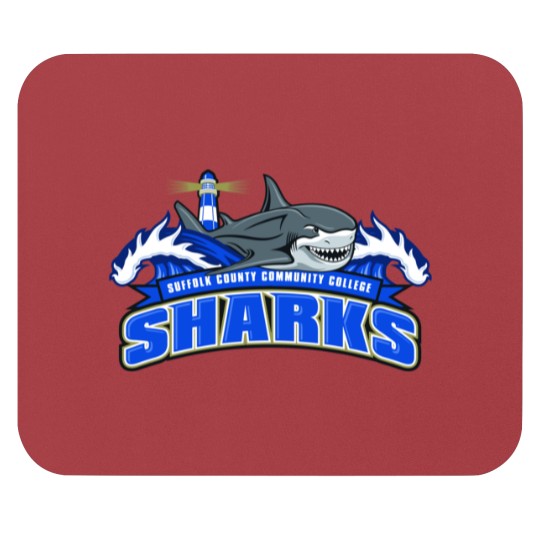 Discover Suffolk Community College Sharks Mouse Pads