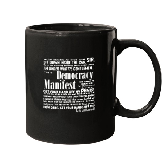 Discover Democracy Manifest a Mugs