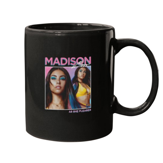 Discover Discover Cool Madison Beer, 90_s, Vintage, Unisex, Black Tshirt Mugs