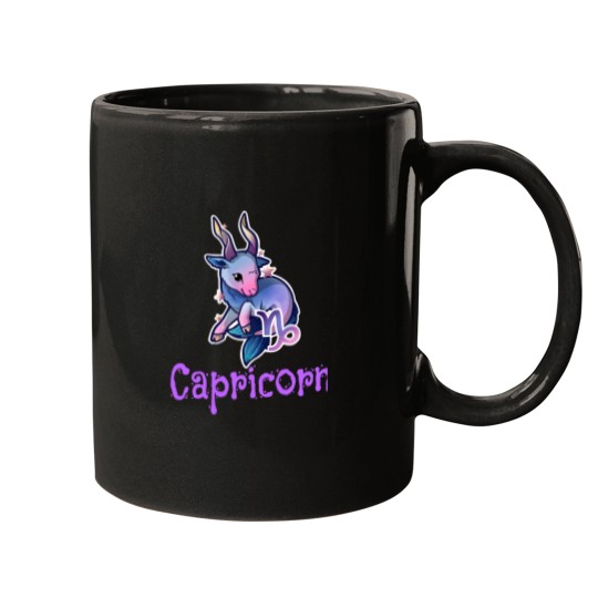 Discover Capricorn Zodiac Sign Kawaii Goat Mugs