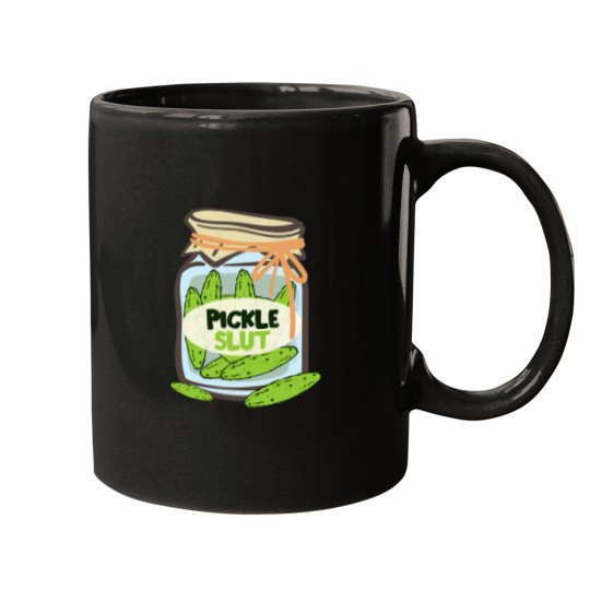 Discover PickleSlutA Girl Who Loves Pickles Canning Food Mugs