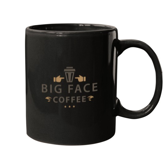Discover Big Face Coffee Logo Mugs