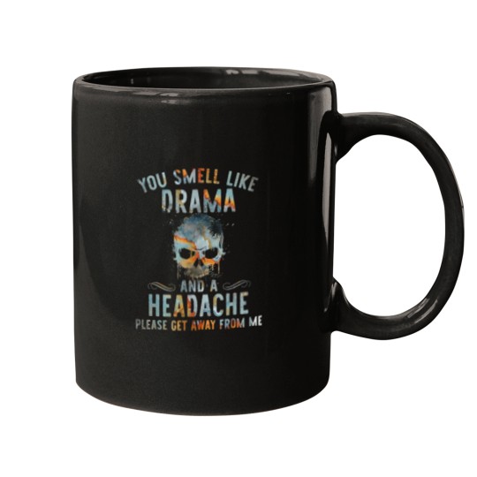 Discover you smell like drama Premium Mugs