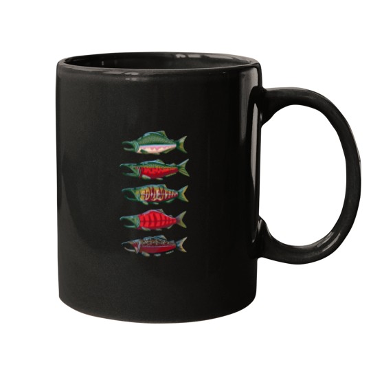 Discover Pacific Salmon- Large Mugs