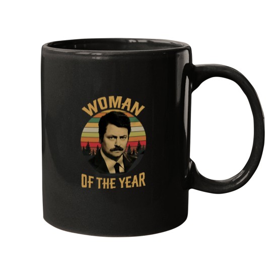 Discover Ron Swanson Woman Of The Year Mugs