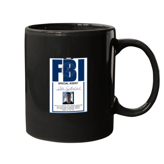 Discover Night Agent Peter Sutherland Mugs