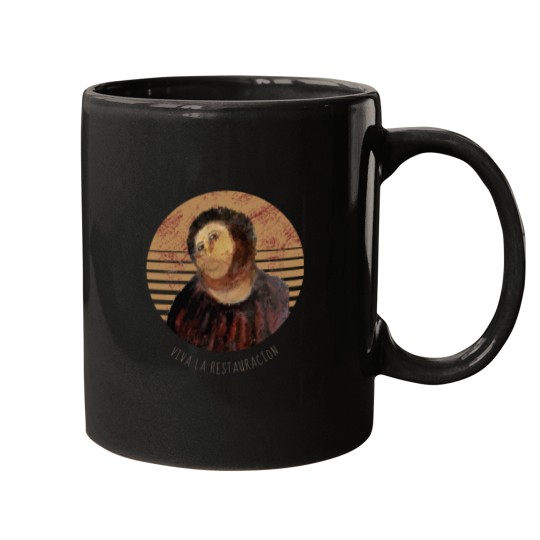 Discover Viva La Restauracion Jesus Fresco Restoration Fail Meme Mugs