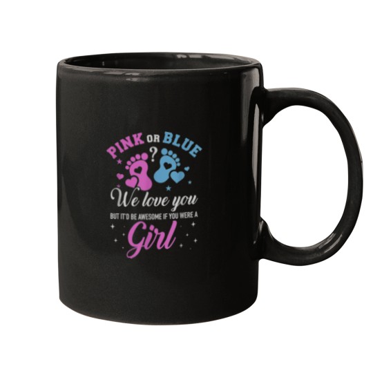 Discover 1 Pink or blue gigi loves you Classic Mugs