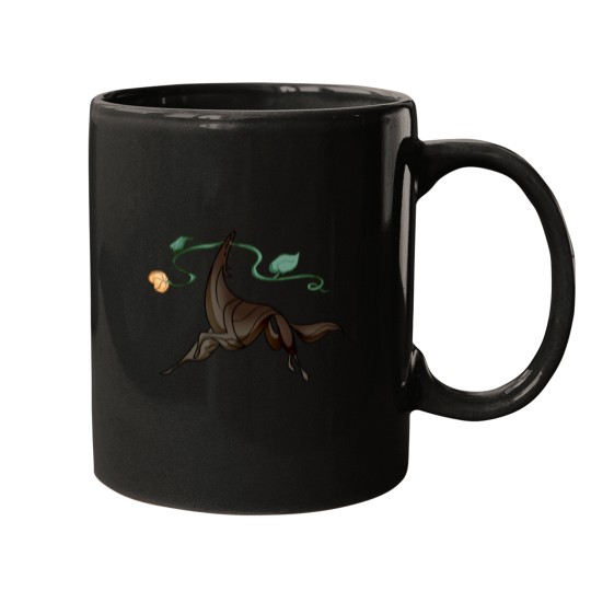 Discover Black Borzoi Prancing with a Pumpkin Mugs