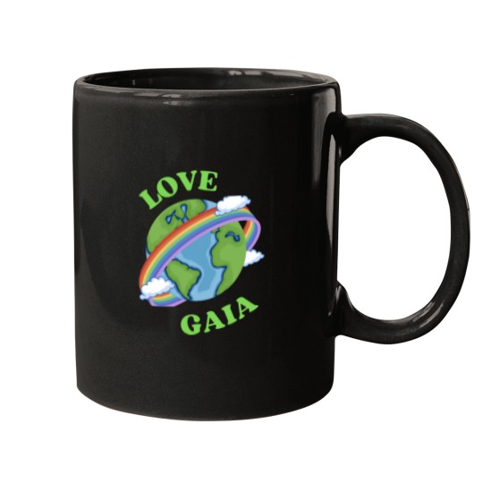 Discover Love Gaia,My Earth, Gaia,Love mother earth, earth gift,climate activist,Our Climate Our worl Mugs