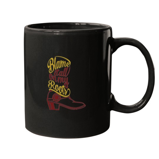 Discover Blame it all my Roots classic Mugs