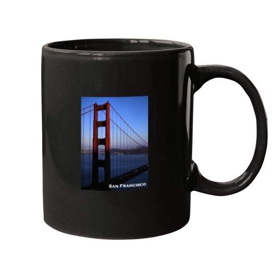Discover Golden Gate Bridge at Sunset Mugs