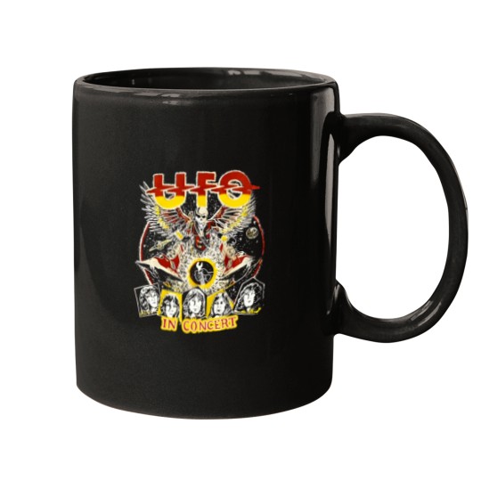 Discover Vintage 80s UFO Band Concert Tour Mugs