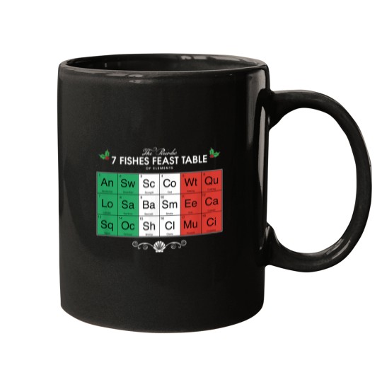 Discover Feast Of The Seven Fishes Italian Christmas Holiday Party Mugs