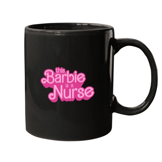 Discover barbies nurse pink qote Mugs