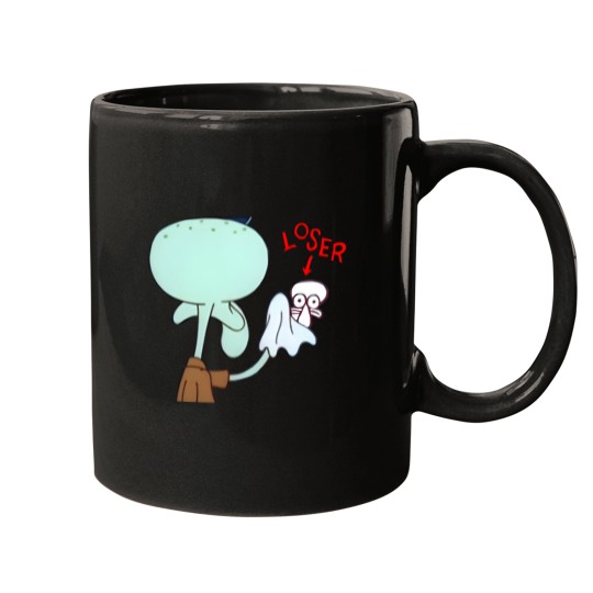 Discover Squidward cannot clean Loser Window Graffiti102 Mugs