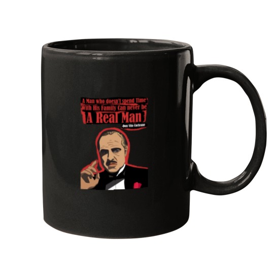 Discover A man who doesnt spend with his family, Don Vito Corleone The Godfather Mugs