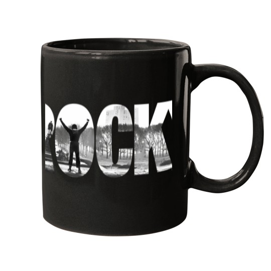 Discover rocky logo fill Mugs