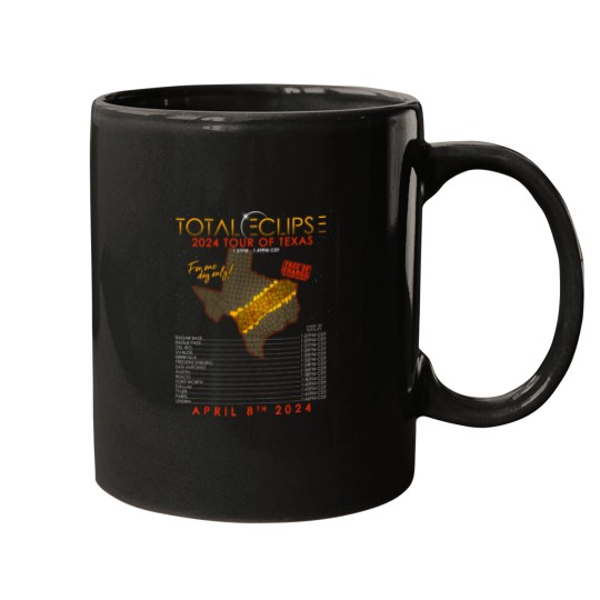Discover total solar eclipse april 8th 2024 tour of texas Mugs