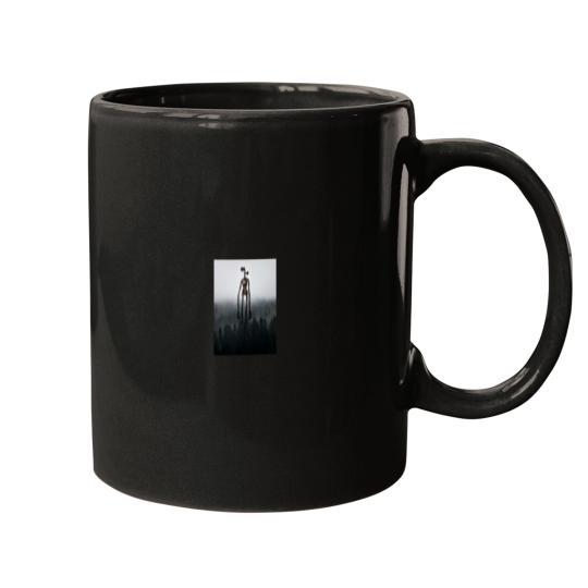 Discover Siren head in pine forest Mugs